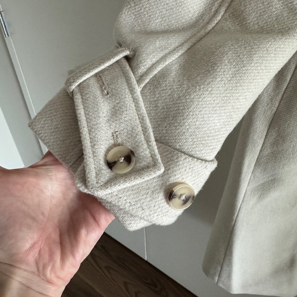 Stradivarius Cream Trench Coat - Picture 4 of 4